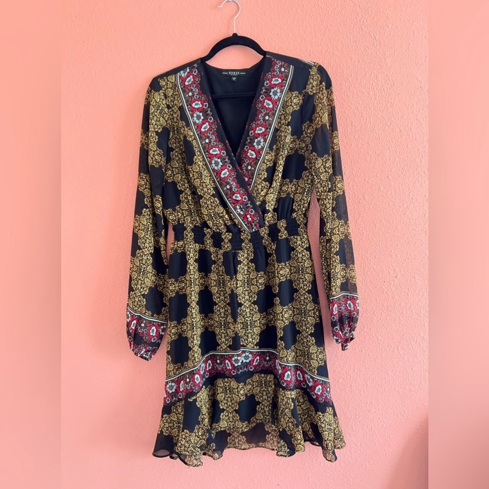 Guess Paisley Midi Dress